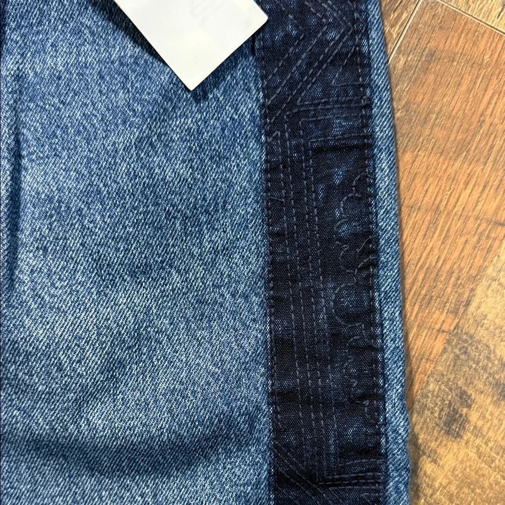 NWT Levi's Made & Crafted 511 Slim Embroidered Tuxedo Stripe 33x34